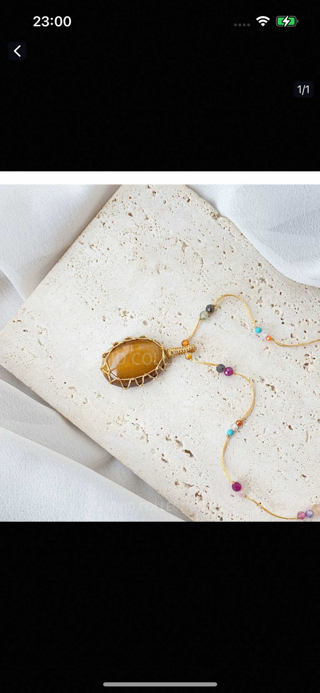 Crystal necklace-298