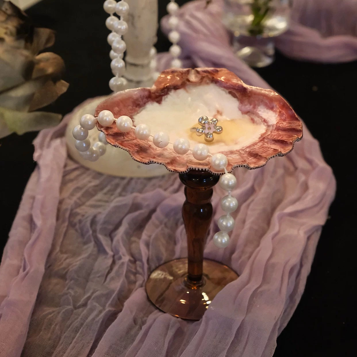 Natural shell tray-131