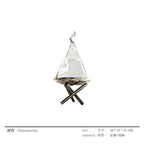 Crystal metal ornament-192