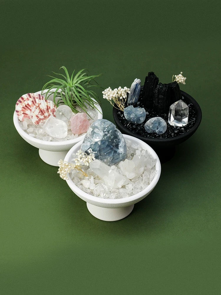 Natural crystal landscape ornaments-152