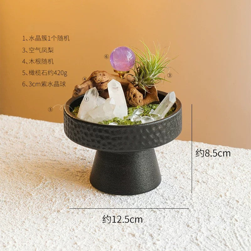 Natural crystal landscape ornaments-45