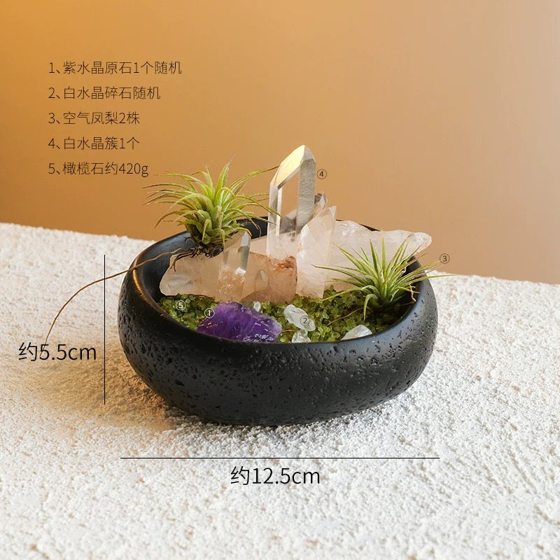 Natural crystal landscape ornaments-45