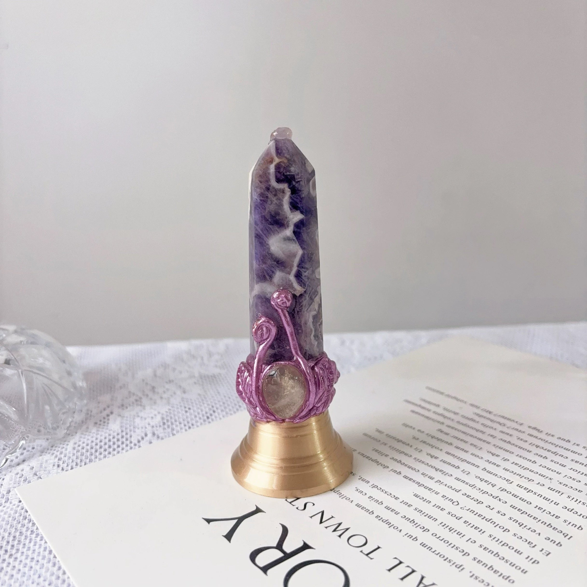 Crystal column ornaments-60