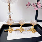 Golden - Stemmed Crystal Flowers-49