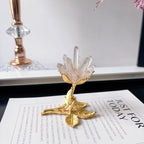 Golden - Stemmed Crystal Flowers-49