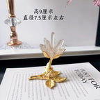 Golden - Stemmed Crystal Flowers-49