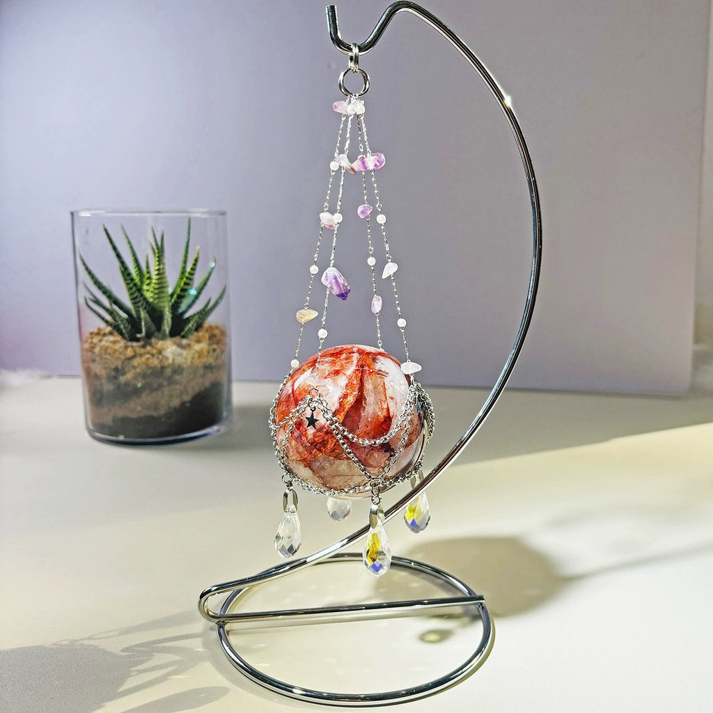 Spiritual Crystal Ball Pendant-60