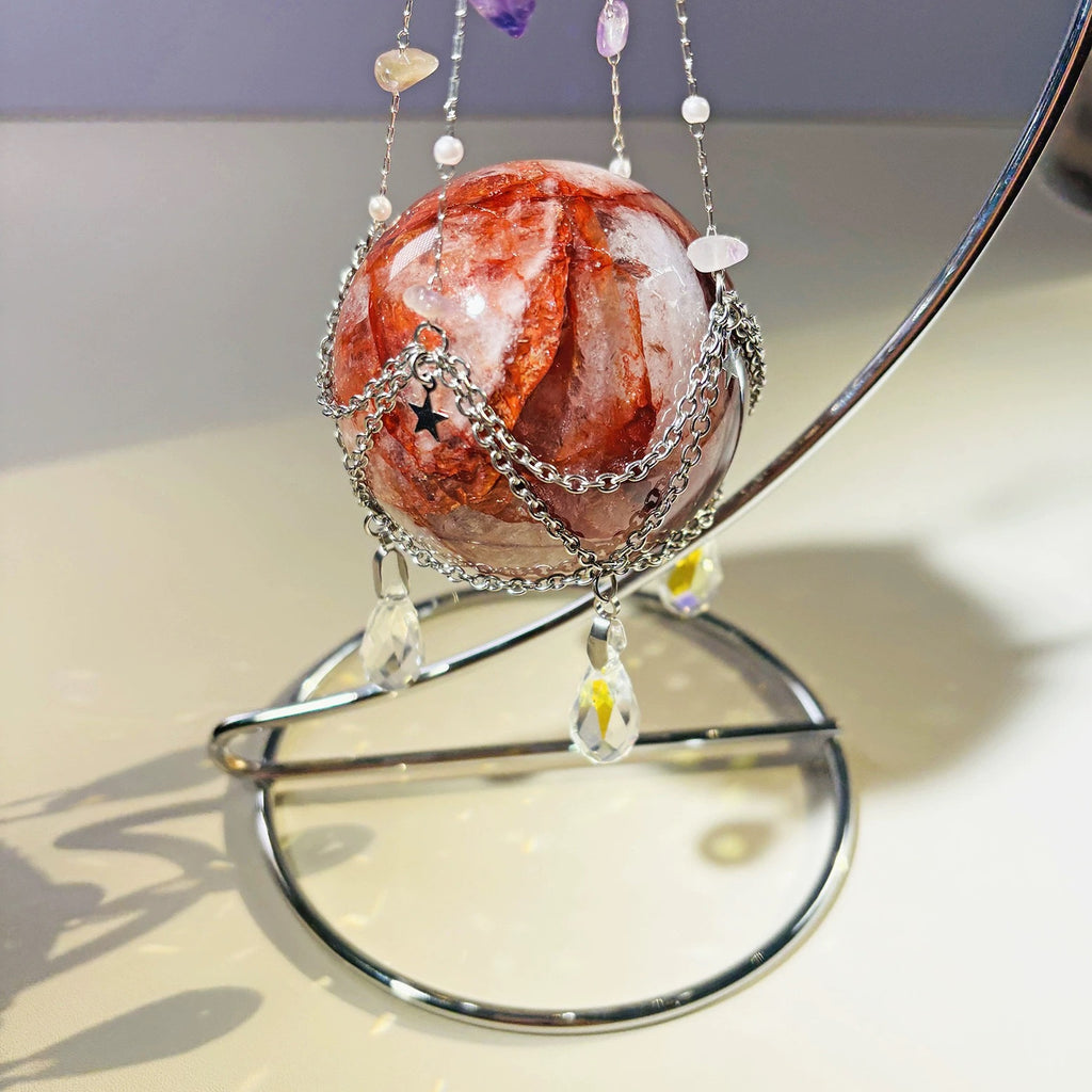 Spiritual Crystal Ball Pendant-60