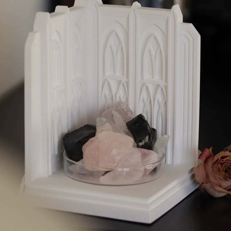 Radiant Crystal Elegant Mansion Container-79