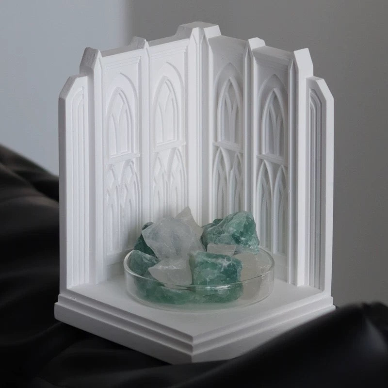Radiant Crystal Elegant Mansion Container-79