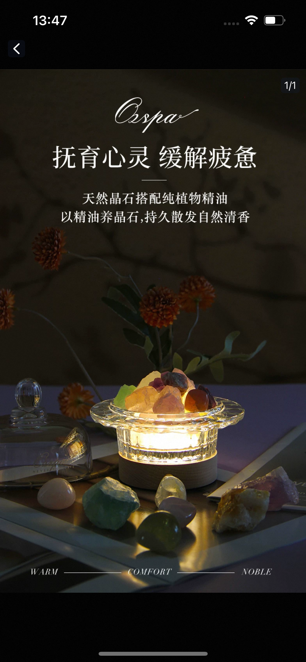 Crystal Energy & Aroma Night Lamp-263